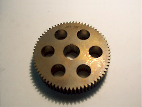 Spur gears with lightening holes